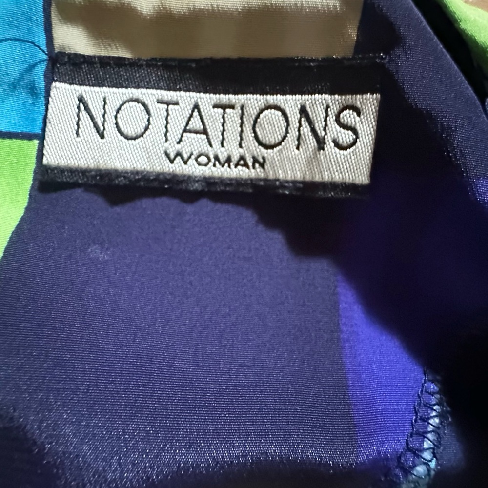 Notations Multicolor Geometric Blouse - image 2